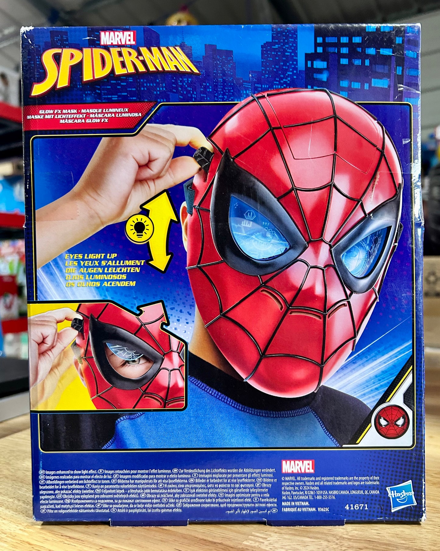 Marvel Spider-Man Glow FX Mask Role Play Costume 237927