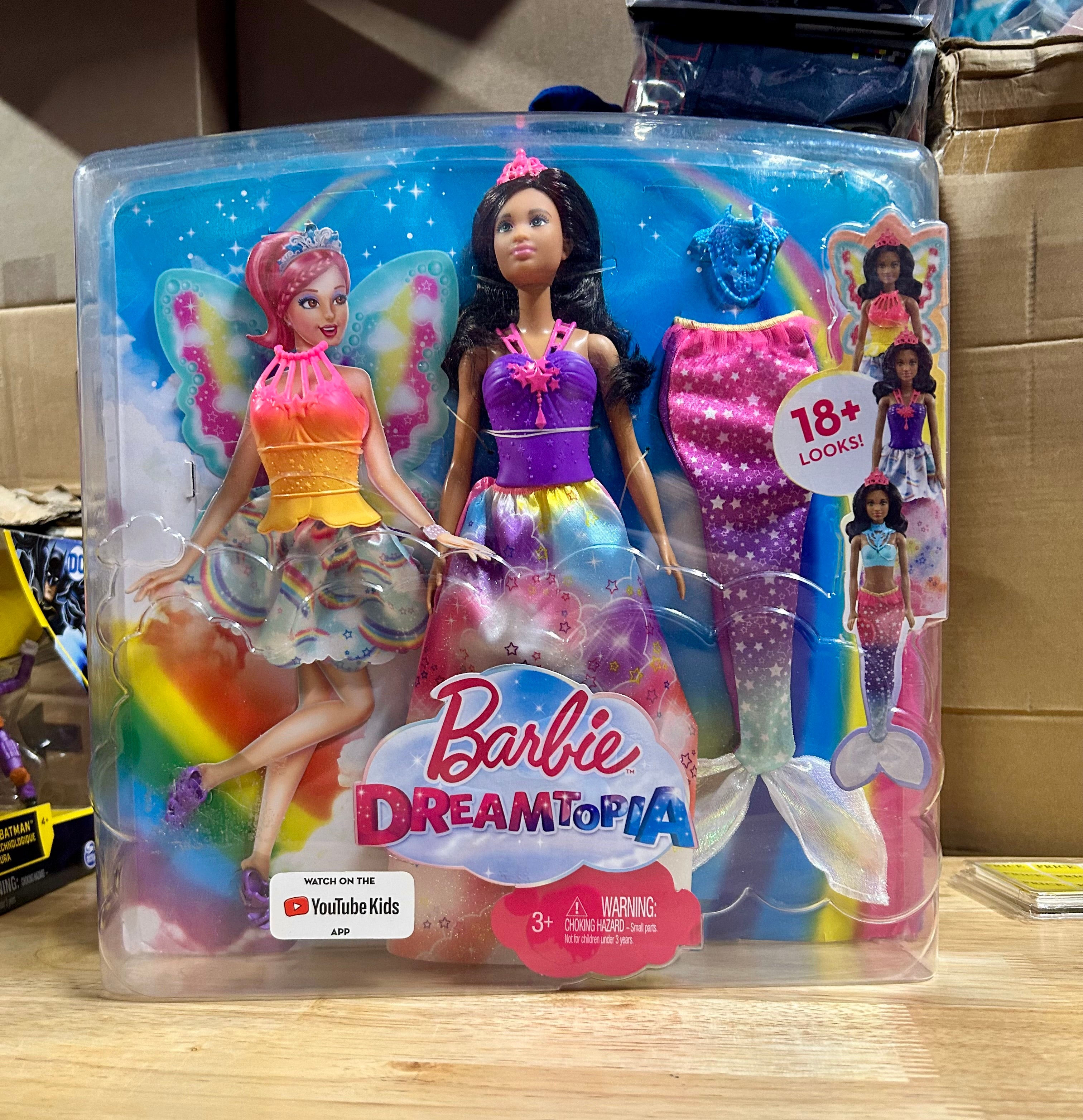 Barbie DreamTopia Rainbow Cove FairyTale Dress Doll Set 582741 Cove Toy House Barbie DreamTopia Rainbow Cove FairyTale Dress Doll Set 582741 Cove Toy House