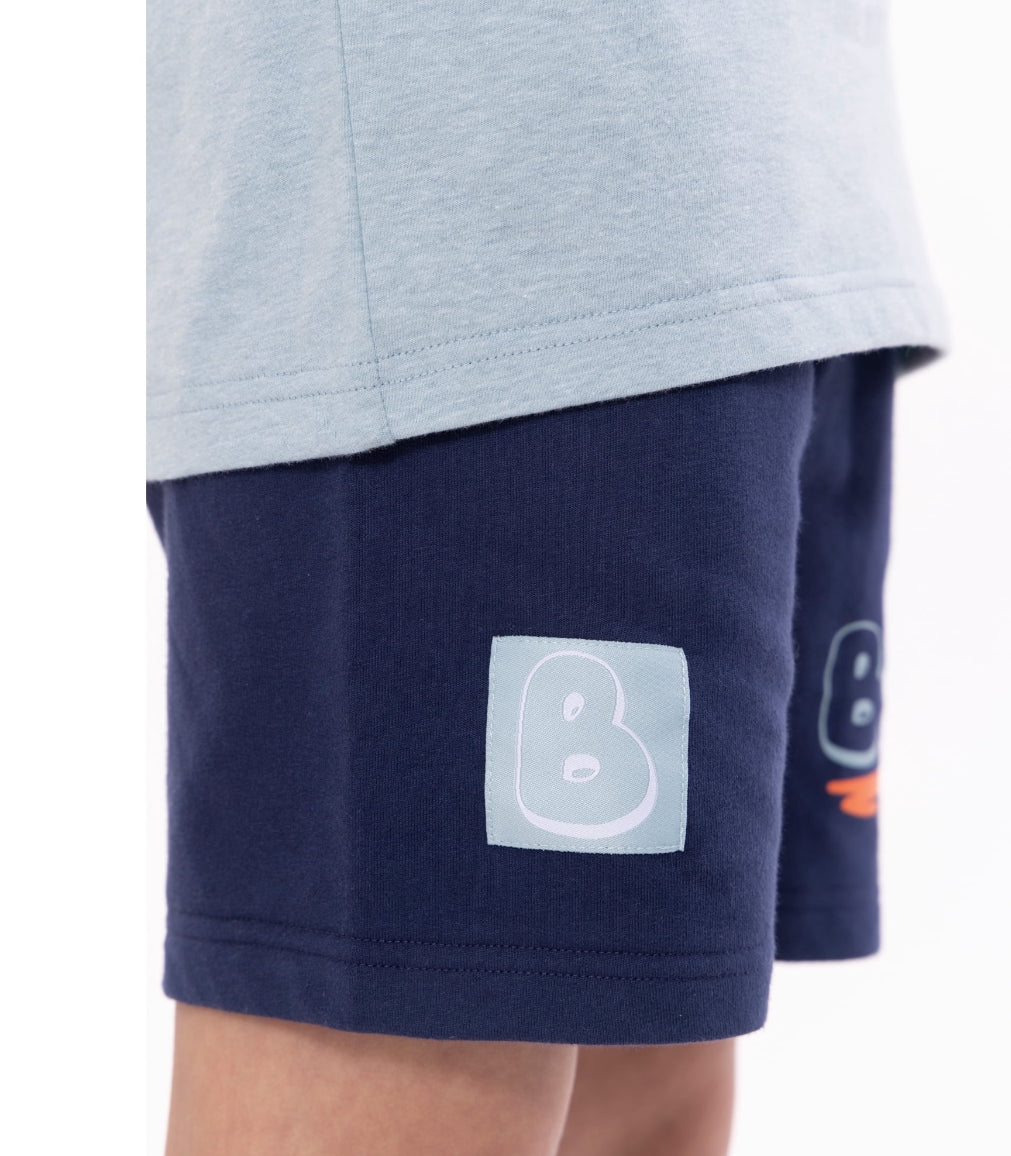 Bluey Boys' Short Sleeve Graphic Tee and Shorts Set, 2-Piece