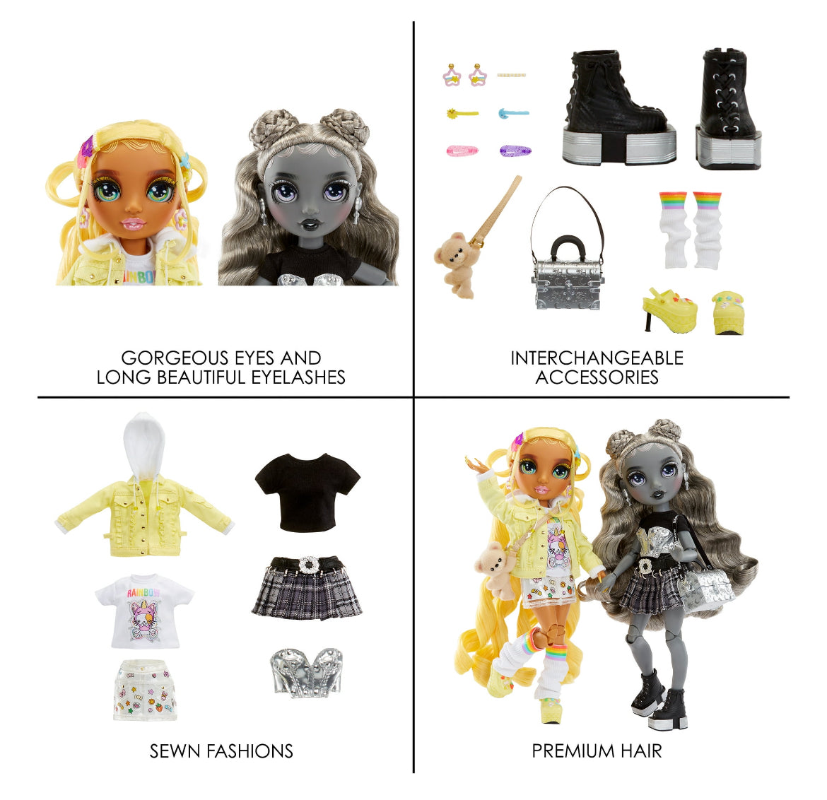 Rainbow High Shadow High Special Edition Madison Twins 2-Pack Fashion Dolls 59277