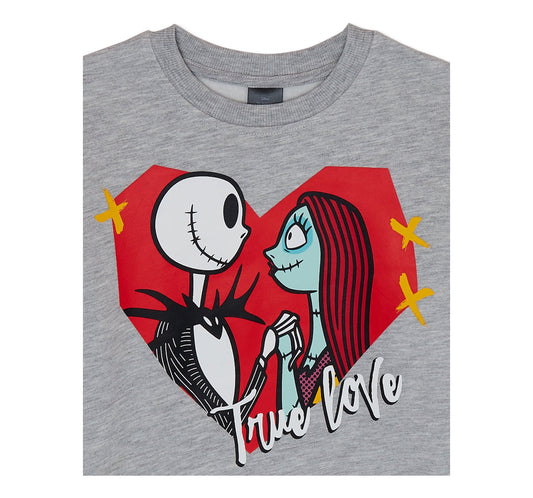 Nightmare Before Christmas Girls Long Sleeve Sweatshirt
