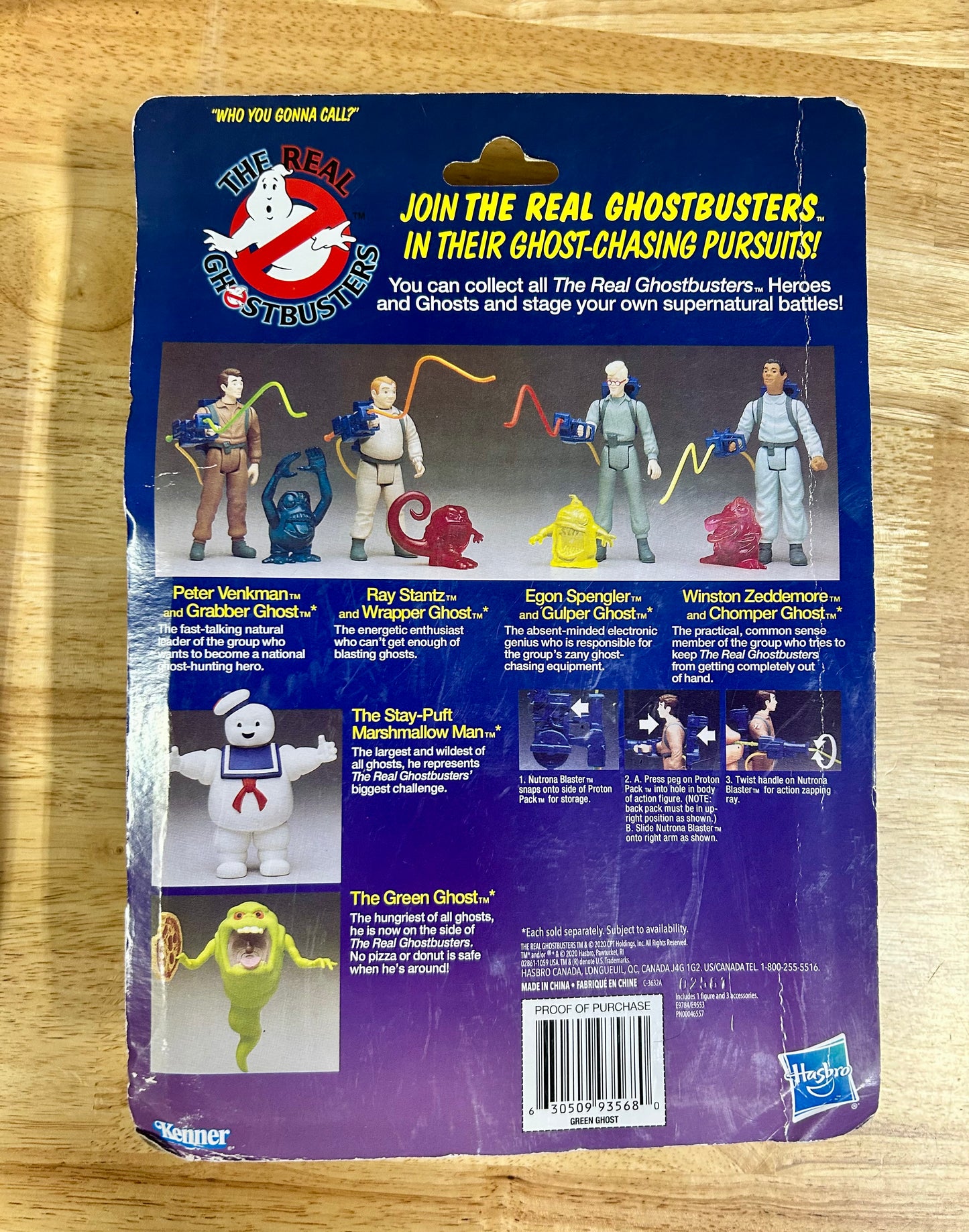 Ghostbusters Kenner Classics Green Ghost Slimer Retro Action Figure 93568