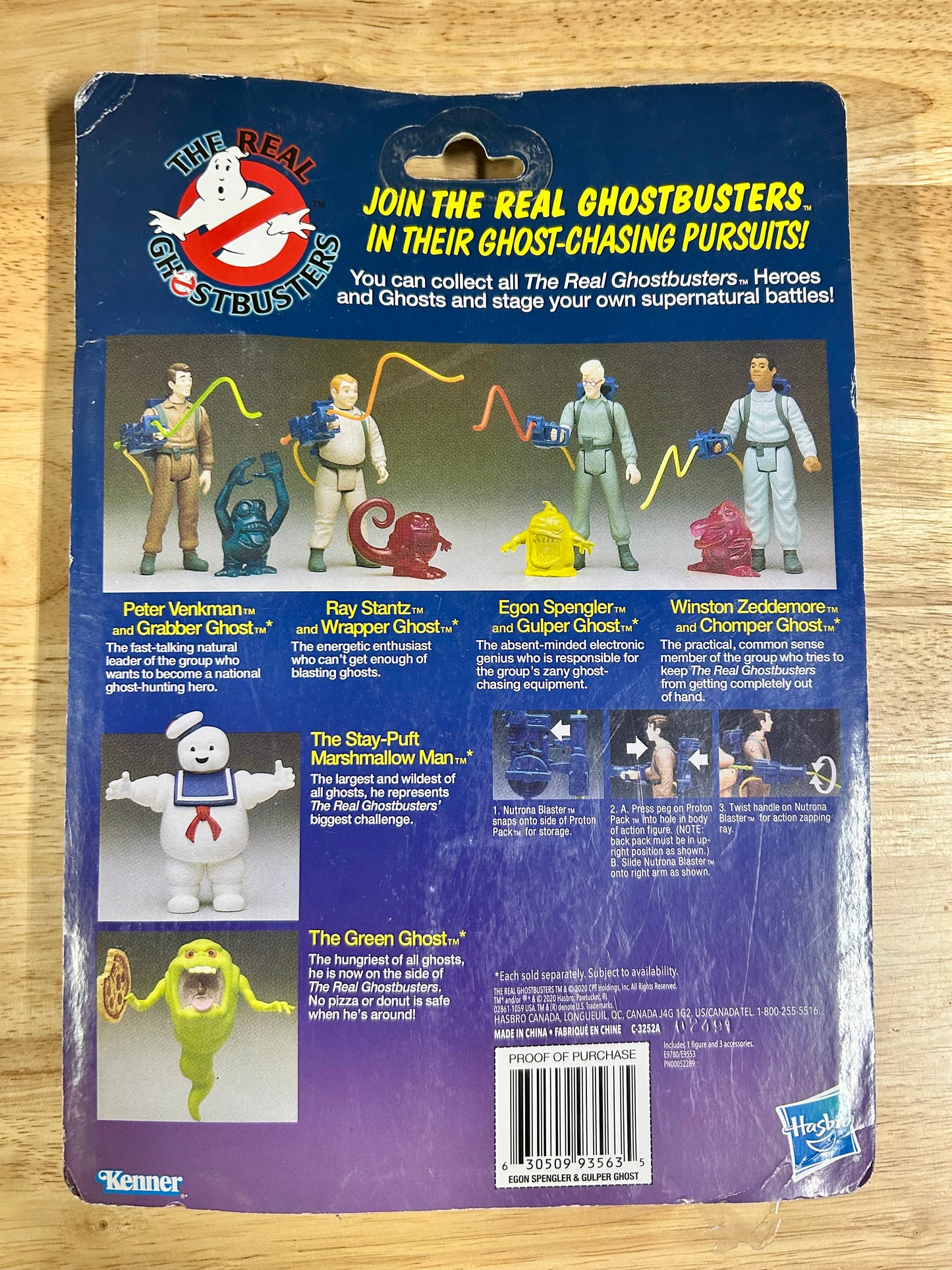 Ghostbusters: Kenner Classics Egon Spengler and Gulper Ghost Action Figure 93563