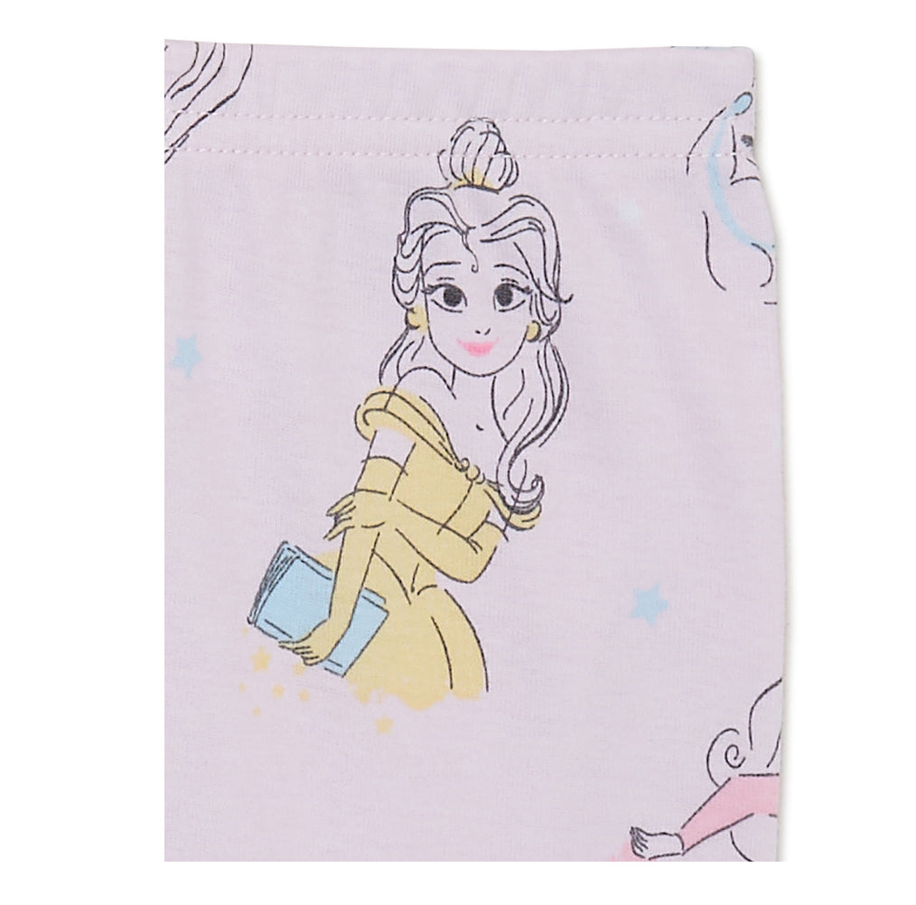 Disney Princess Character Toddler Snug-Fit Pajama Set, 2 Piece