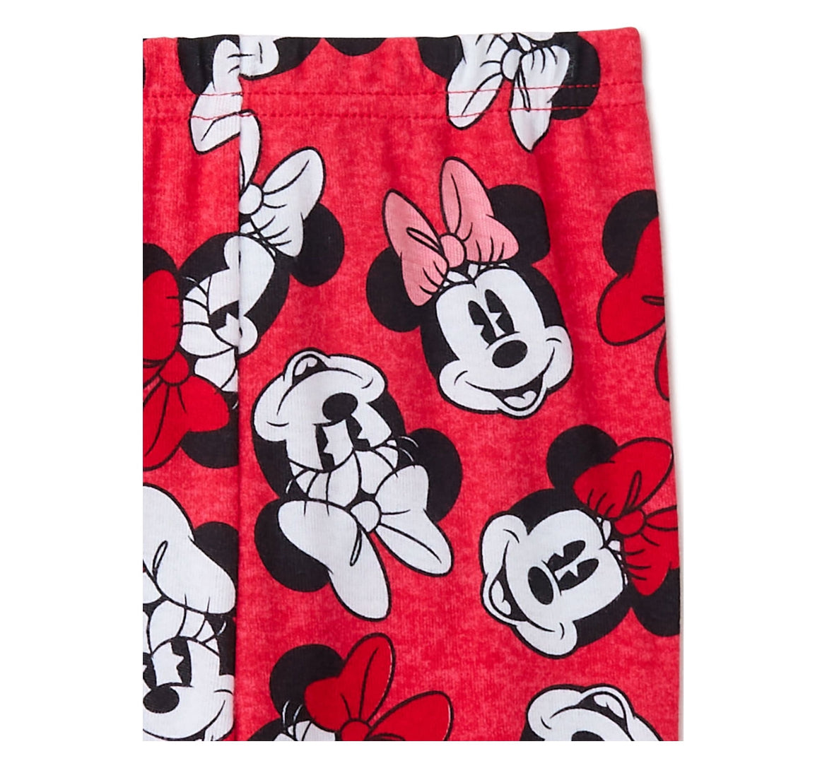 Disney Junior Minnie Character Toddler Snug-Fit Pajama Set, 2 Piece