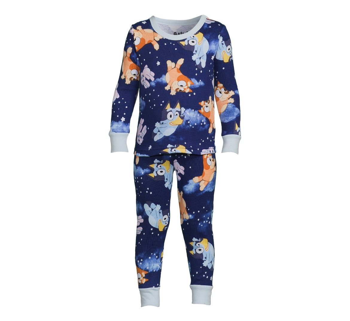 Bluey Character Snug Fit Pajamas Long Sleeve Pant Set