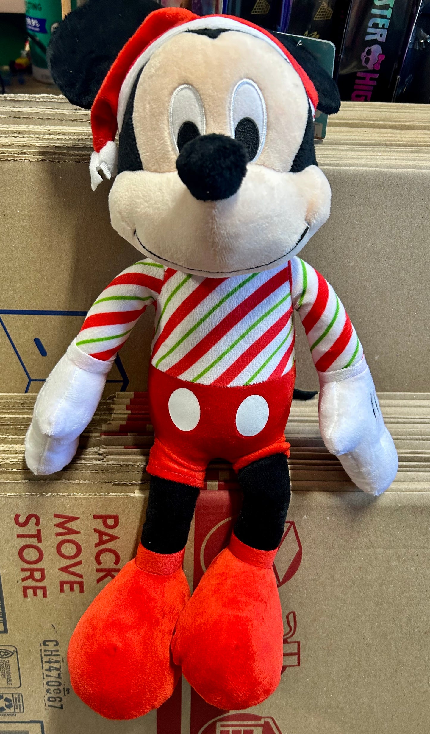 Disney Holiday Classics Large Mickey Mouse Plush, 19-inch Stuffed Animal 16933