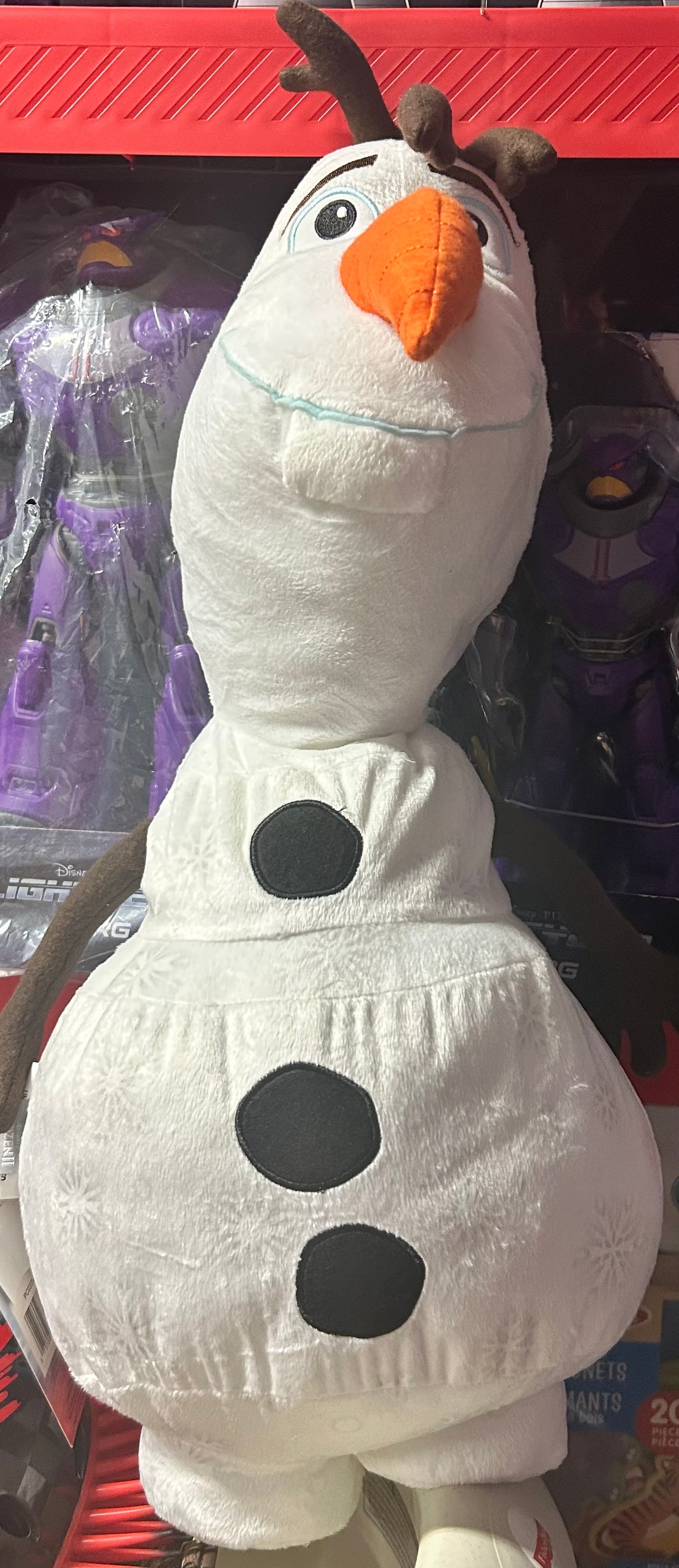 Disney Frozen Kids Olaf Bedding Plush Cuddle and Decorative Pillow Buddy 78265