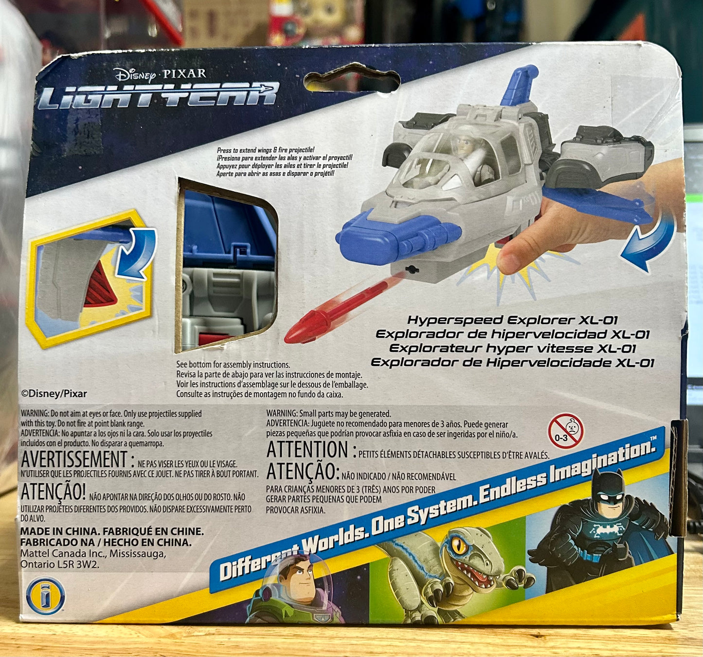 Disney Pixar Lightyear Imaginext Hyperspeed Explorer XL-01 Spaceship & Buzz Lightyear Figure Set 05711