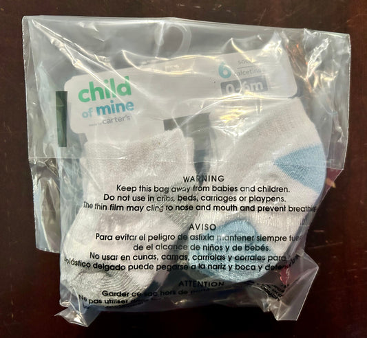 Carter’s 6-Pack Infant Socks