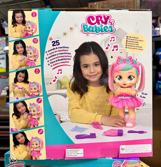Cry Babies Bella's Morning Routine Interactive 13.6" Baby Doll 921481