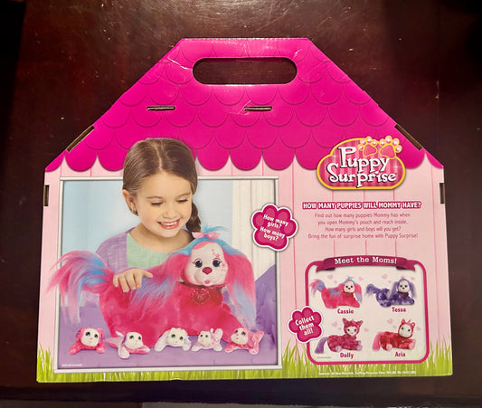 Puppy Surprise Cassie, Pink, Stuffed Animal Dog and Babies 42562