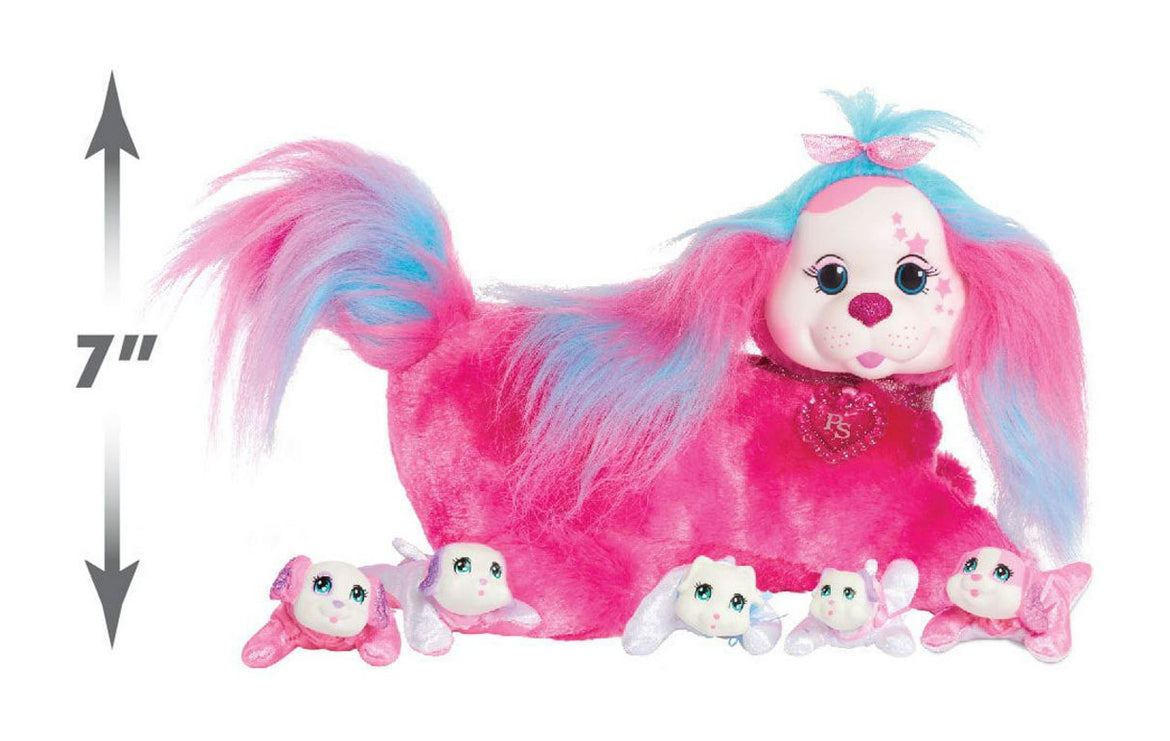 Puppy Surprise Cassie, Pink, Stuffed Animal Dog and Babies 42562