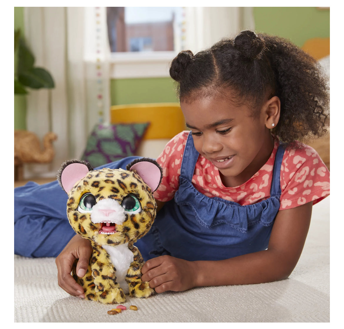 furReal Lil’ Wilds Lolly the Leopard Plush Interactive Pet 110178