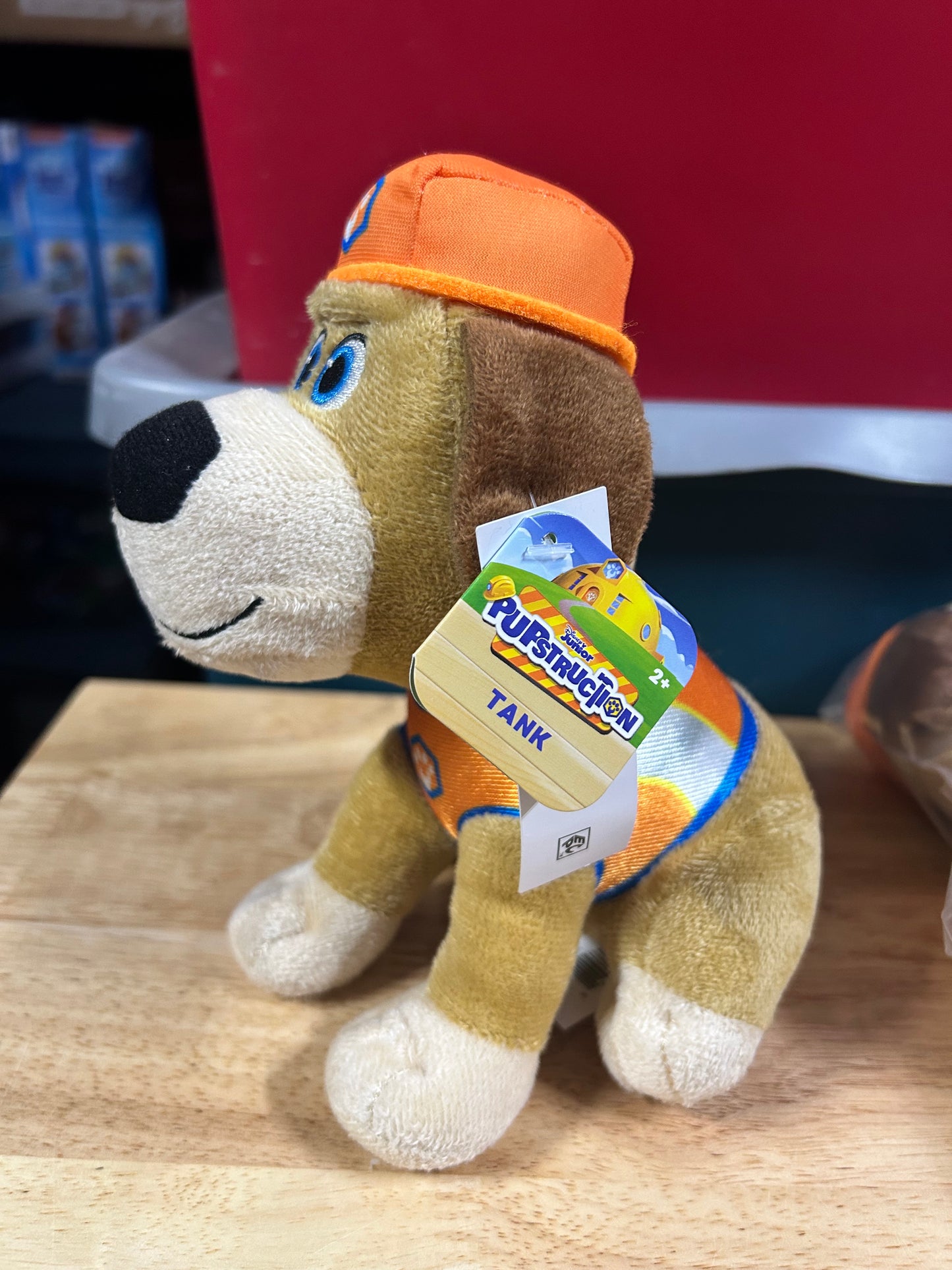 Disney Junior Pupstruction Tank 8-inch Small Plush, Stuffed Animal, Dog 68562