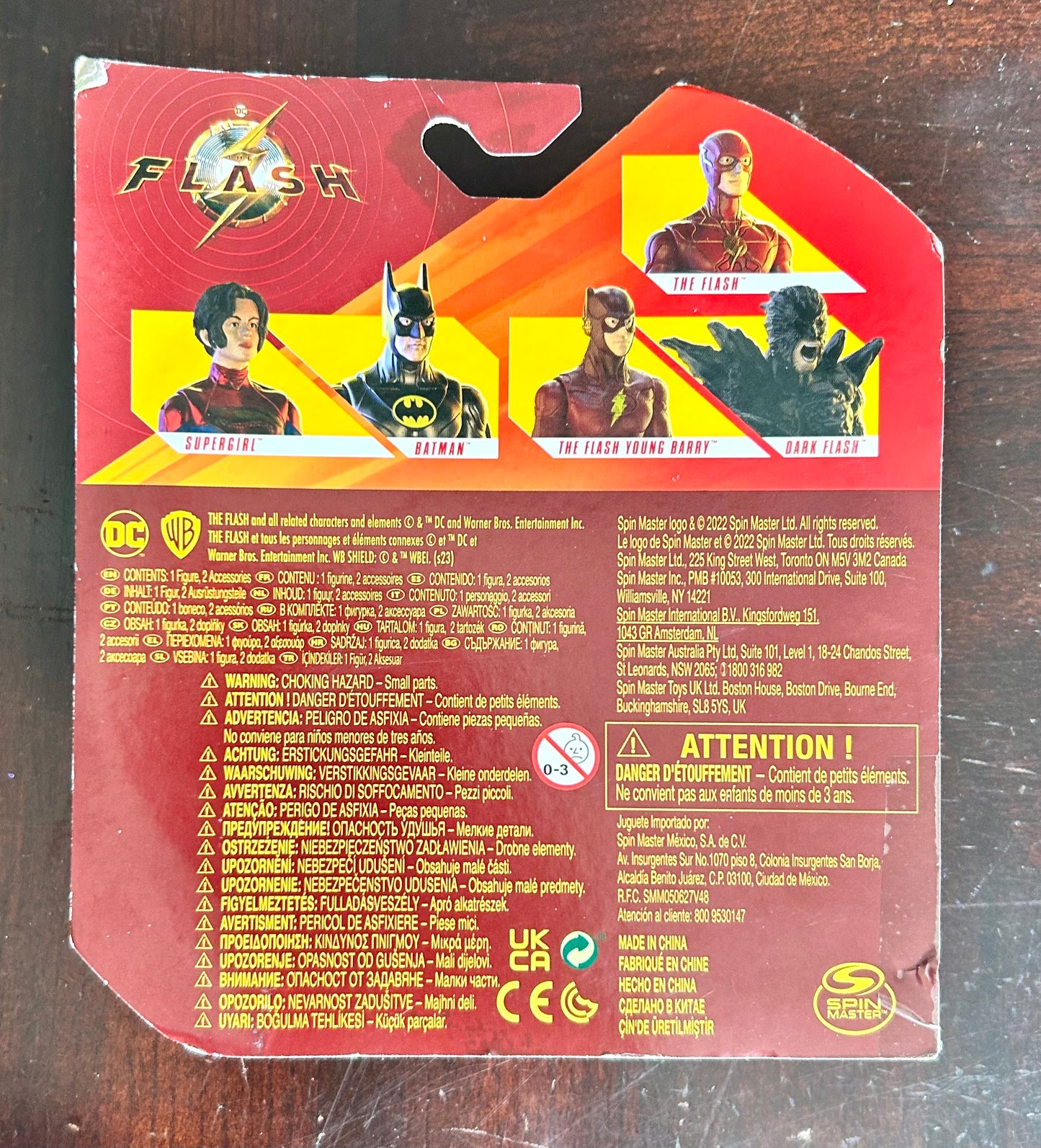 DC Comics, The Flash 4” Action Figure 43736