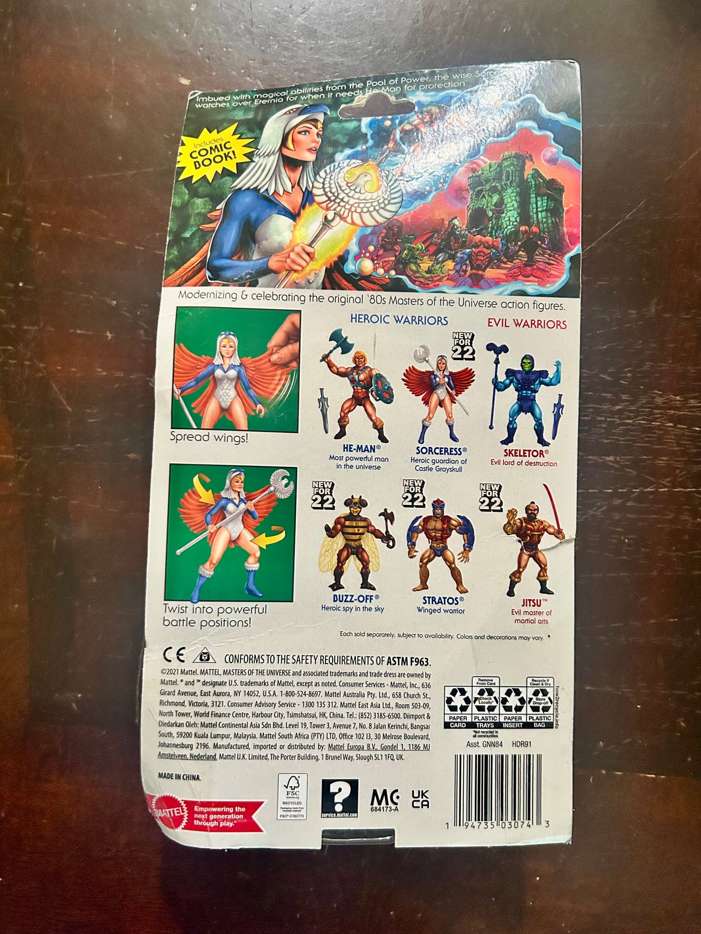 Masters of the Universe Origins Sorceress Action Figure 03074D