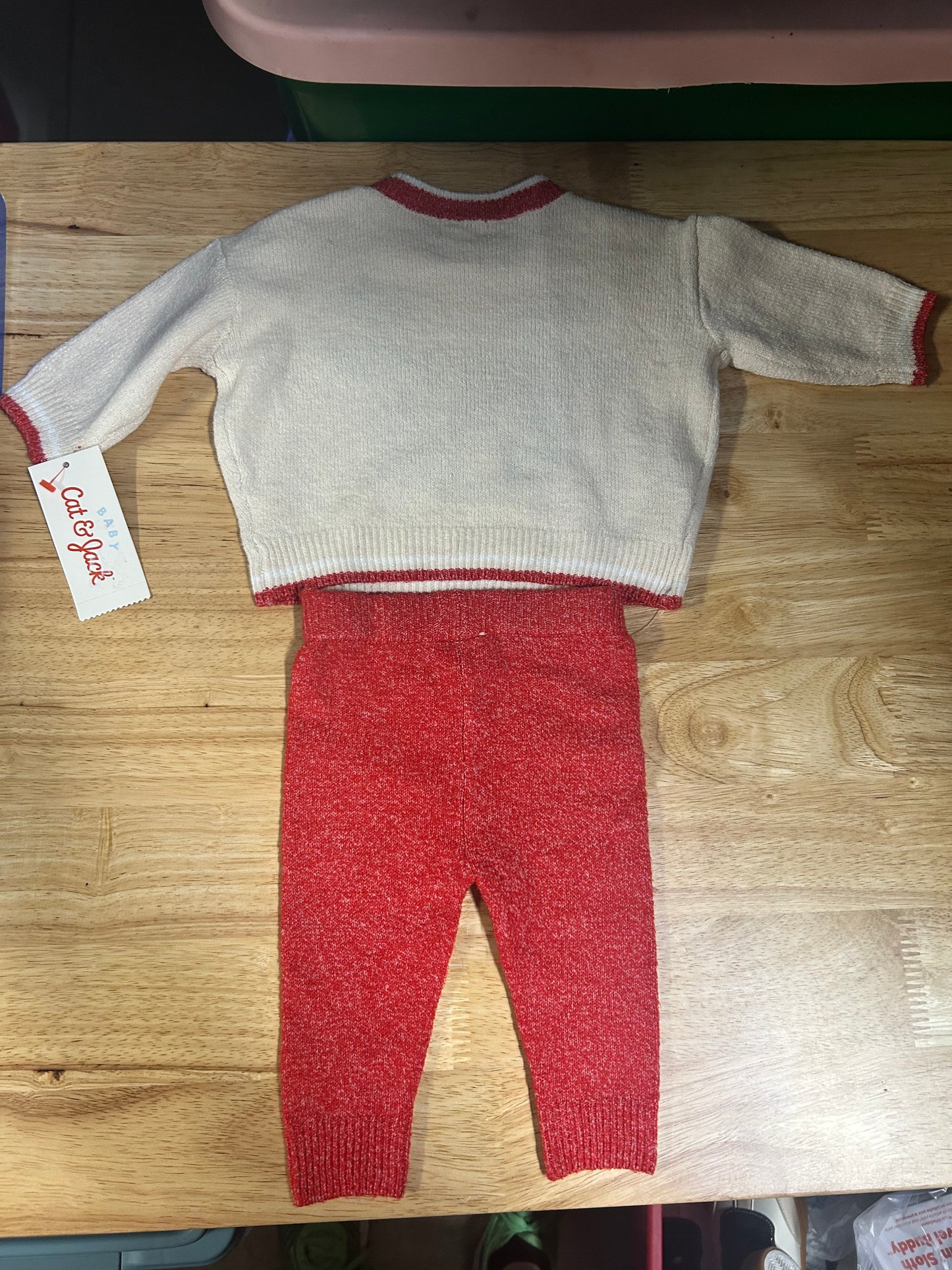 Christmas Sweater & Pants 2-Piece Set, Newborn, Boys & Girls 94549