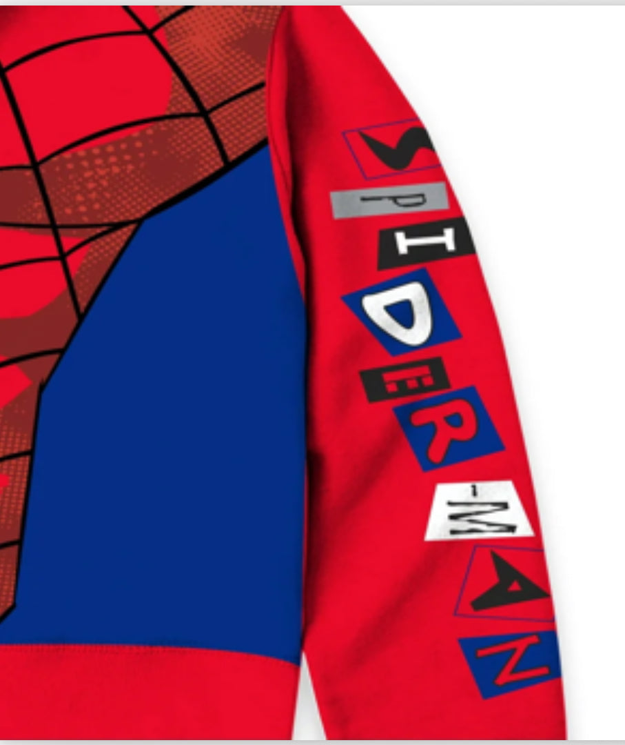 Spiderman Tone Suit Boys Apparel, Graphic Long Sleeve Hoodie XXL (18) 20207