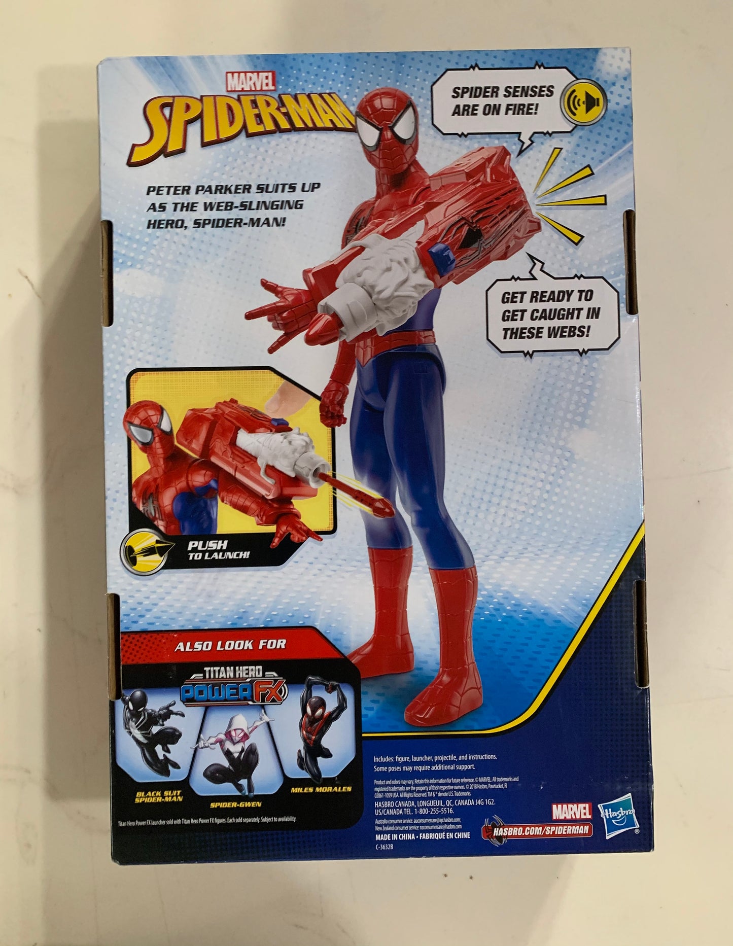 Marvel Spider-Man Titan Hero Power FX Spider-Man 12” Action Figure 75830