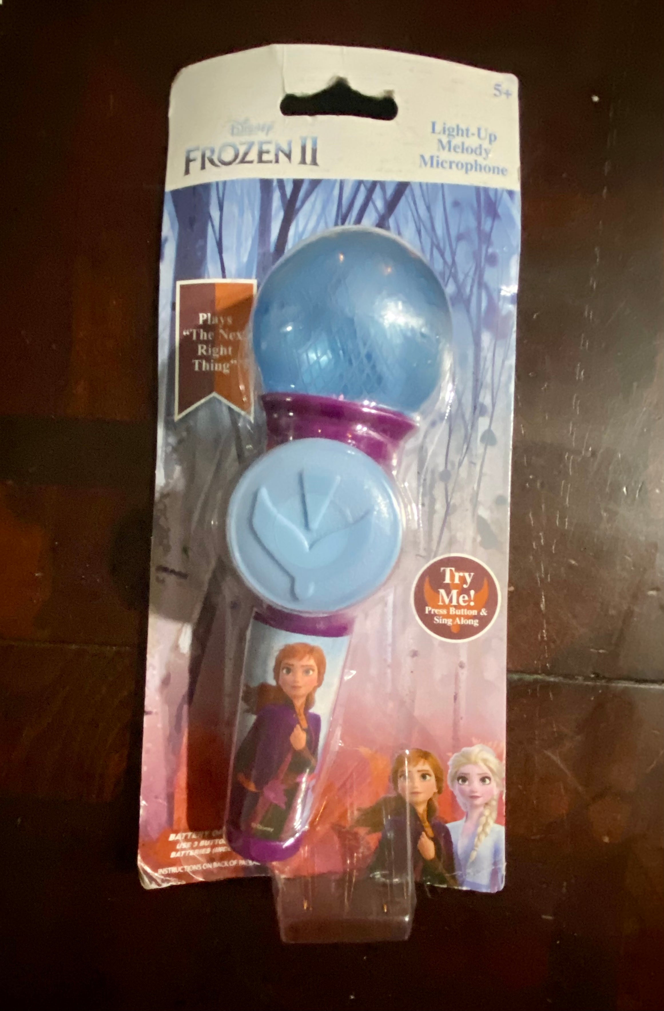 Singing elsa doll 2024 with microphone instructions