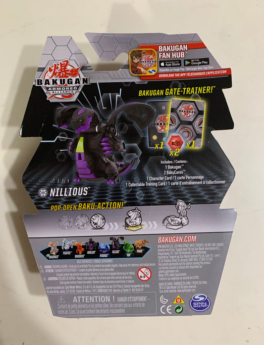 Bakugan Armored Alliance Nillious 2” Action Figure 27886