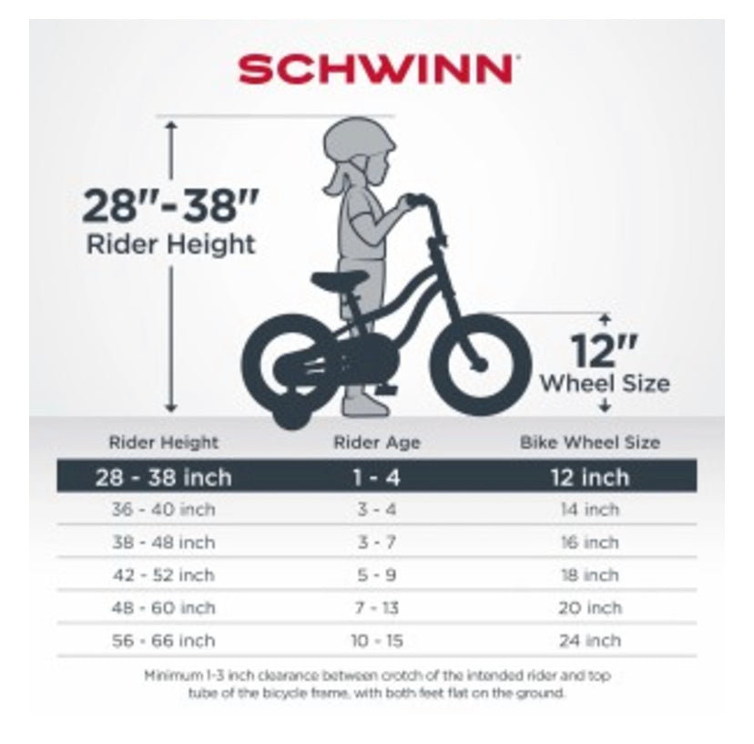 Schwinn Kids Blue’s Clues And You! 12” Bike With Removable Training Wheels 24766