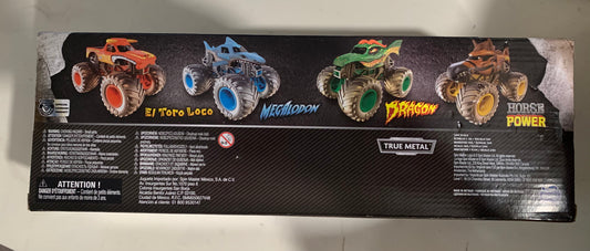 Monster Jam 4-Pack Power Beasts 1/64 Scale 57281