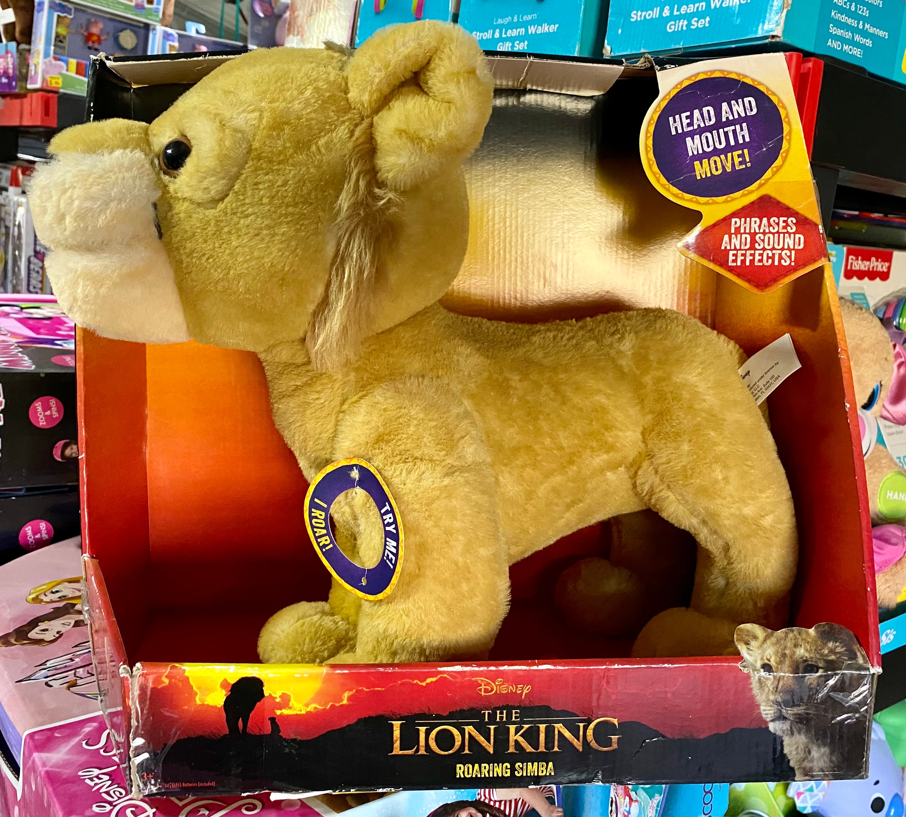 Disney The Lion King Roaring Simba Talking Plush 22086 – Cove Toy