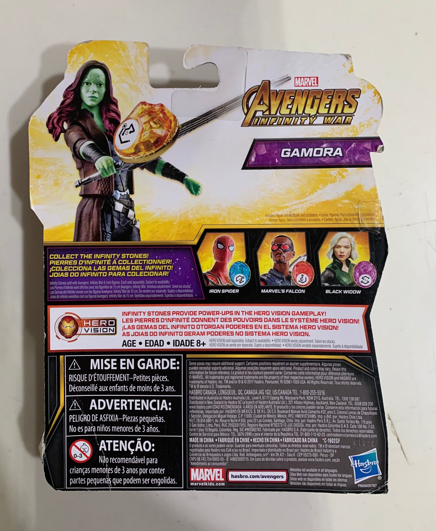 Marvel Avengers Infinity War Gamora 6” Action Figure 68220