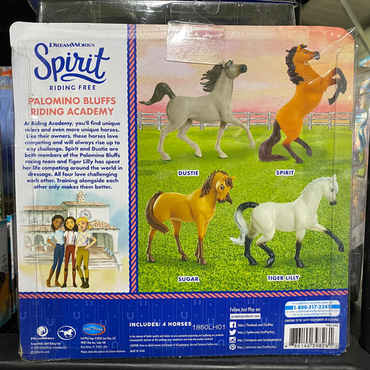 Spirit Riding Free Palomino Bluffs Riding Academy 4-Pack 39826