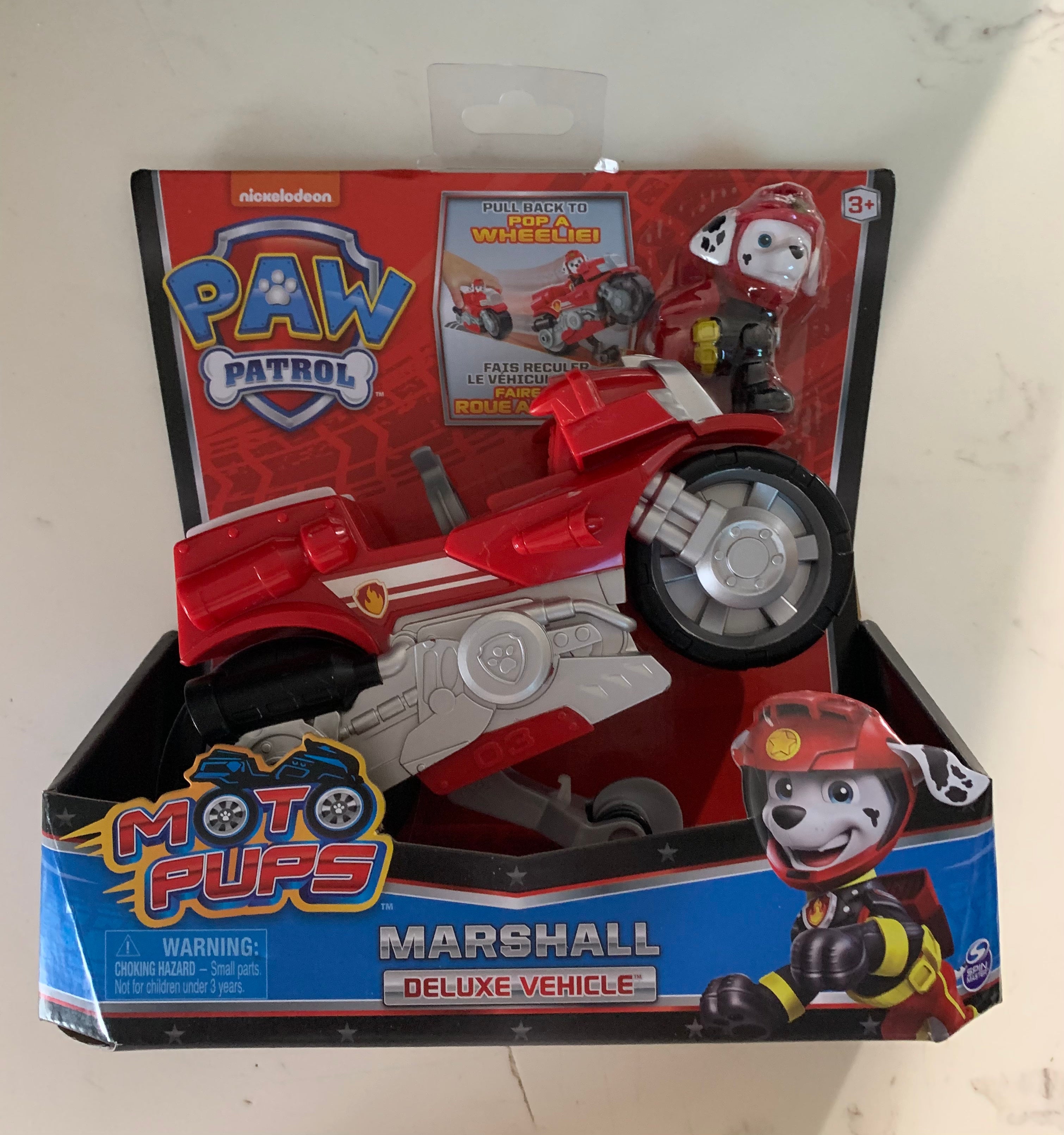  Paw Patrol, Moto Pups Marshall's Deluxe Pull Back