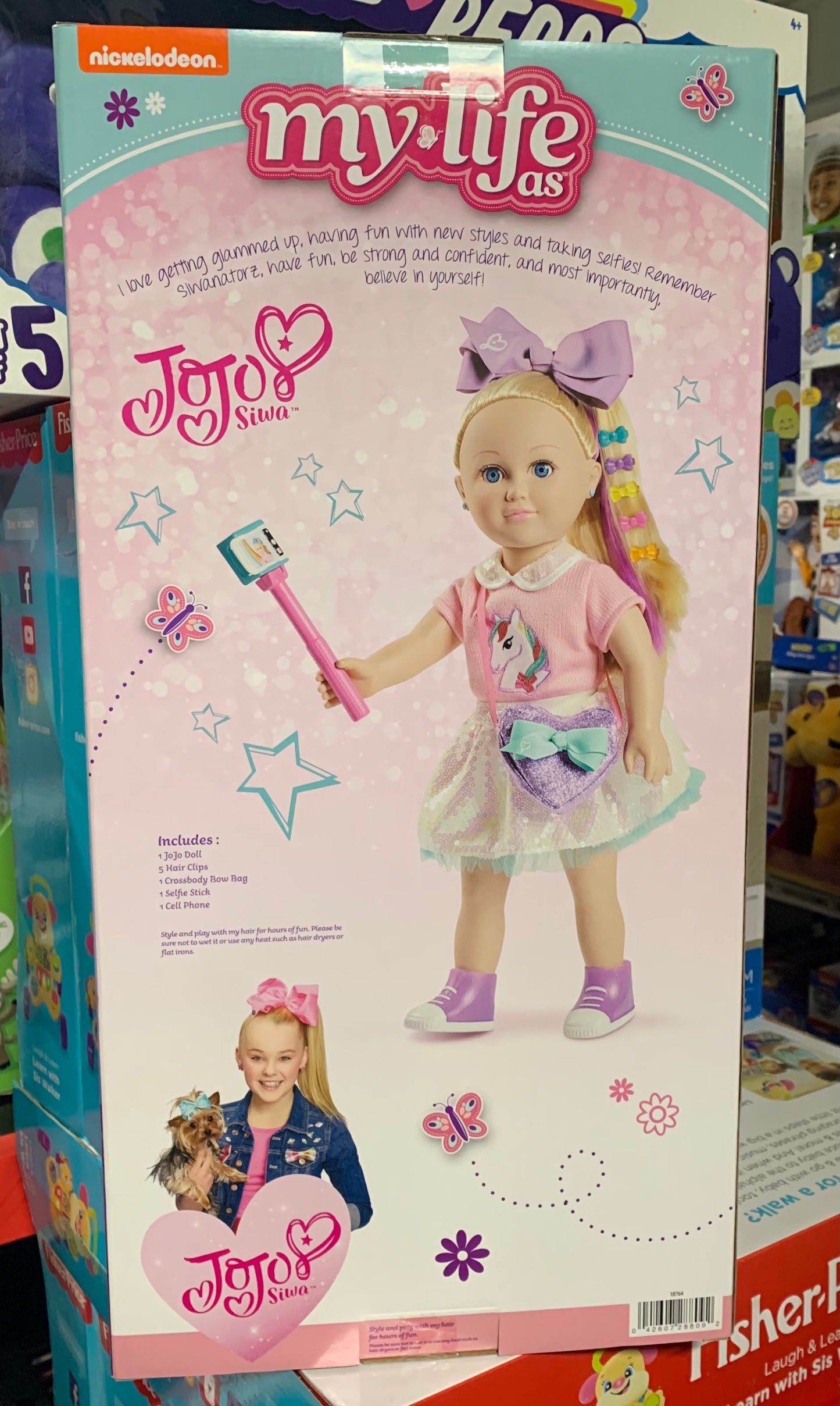 My Life As 18” JoJo Siwa Doll With Phone & Selfie Stick 28809