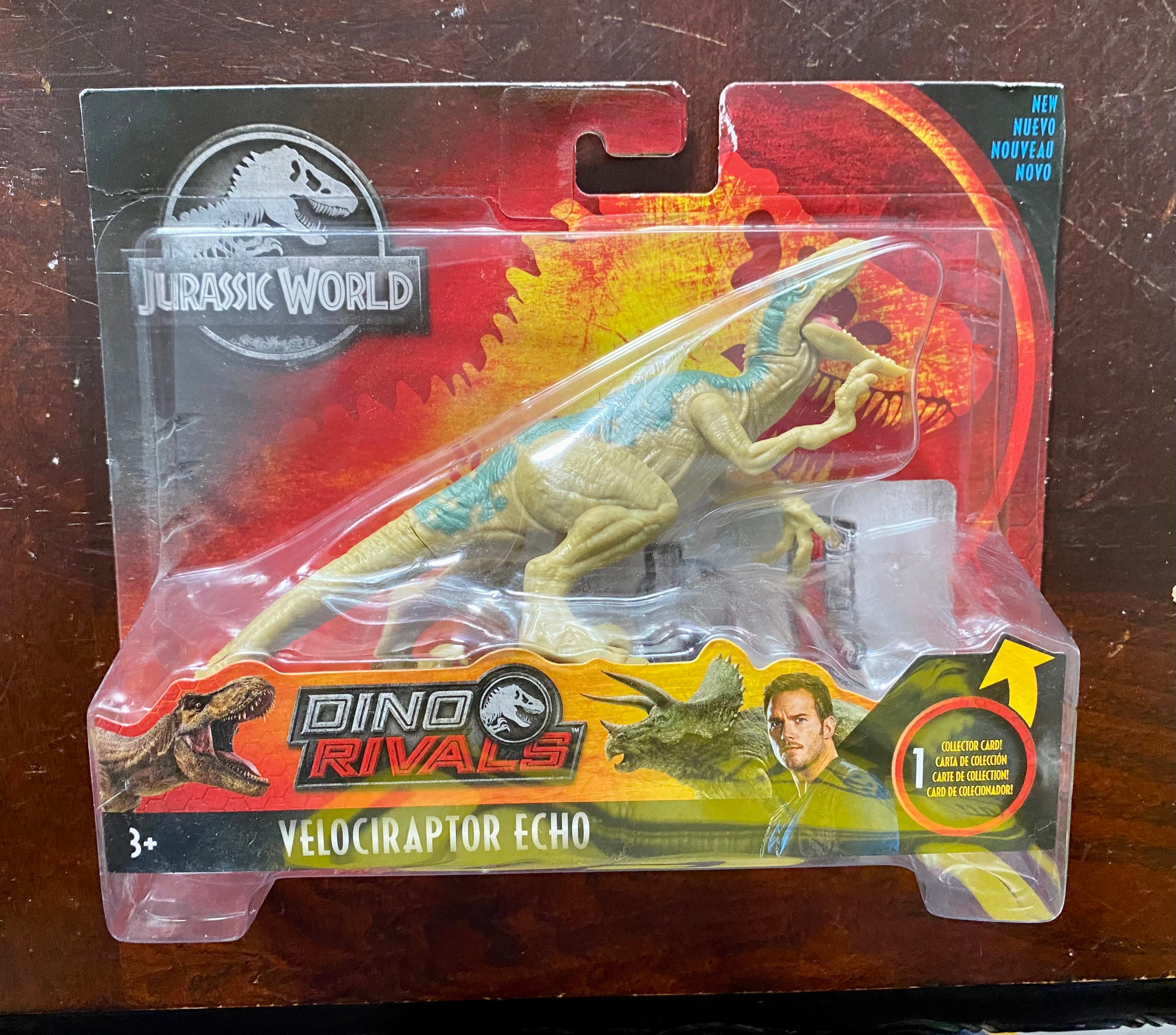 Jurassic World Velociraptor Echo Attack Pack Dino Rivals 76144