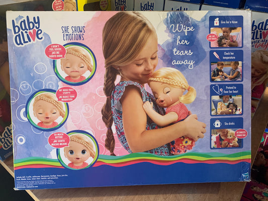 Baby Alive Sweet Tears Brunette Baby Exclusive Bonus Value Set 59891
