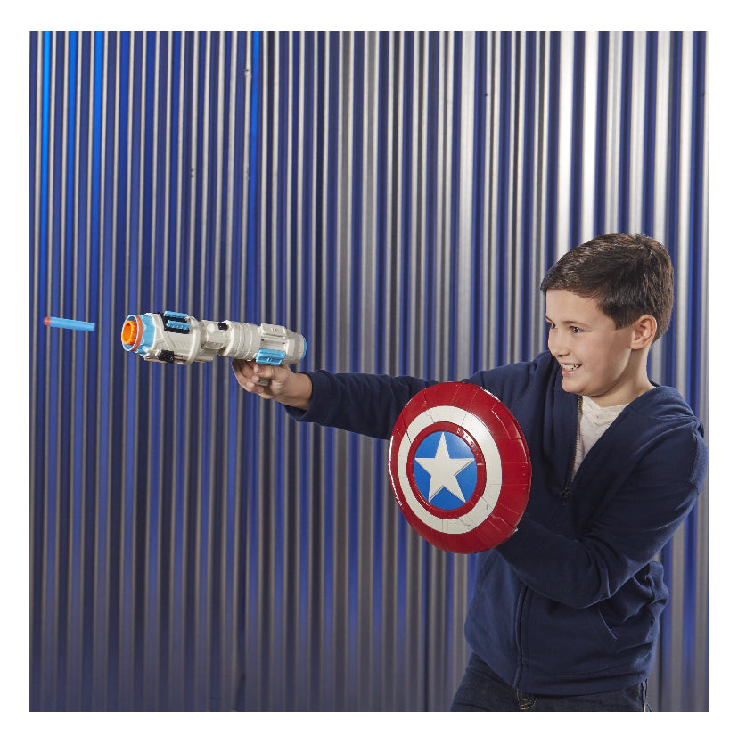 Nerf Assembler Gear Marvel Avengers Captain America Blaster