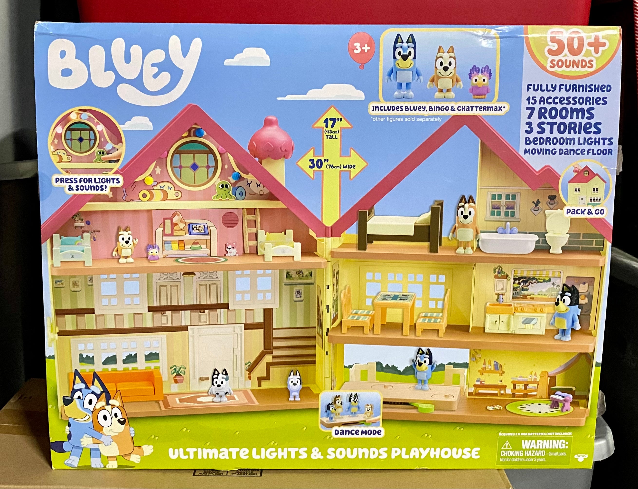 Bluey's discount Ultimate Play House 50+ Sounds & Lights