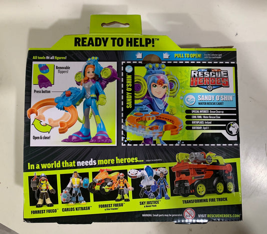 Rescue Heroes Sandy O’Shin 6” Action Figure 77140