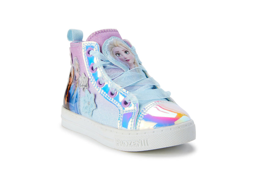Disney Frozen Anna Elsa Snowflake Toddler Girls Hightop