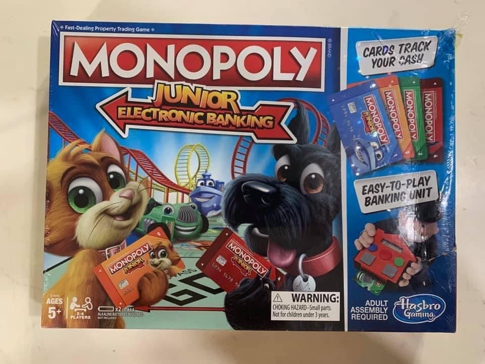 Monopoly Junior Electronic Banking Board Game 62055