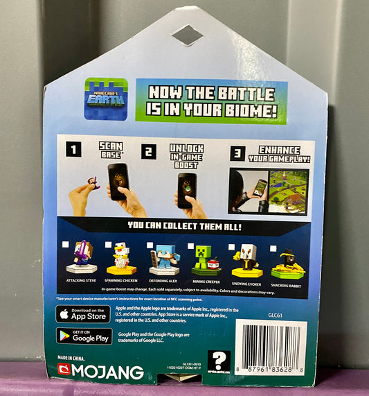 Minecraft Earth Boost Mini 4-PK Polar Bear Rabbit Steve Wolf