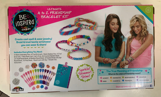 Cra-Z-Art Be Inspired Ultimate A-Z Friendship Bracelet Kit 53290