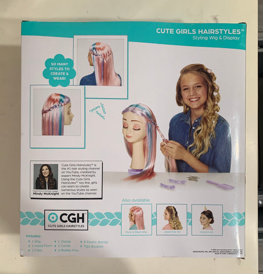 CGH Cute Girl Hairstyles Styling Head 70680
