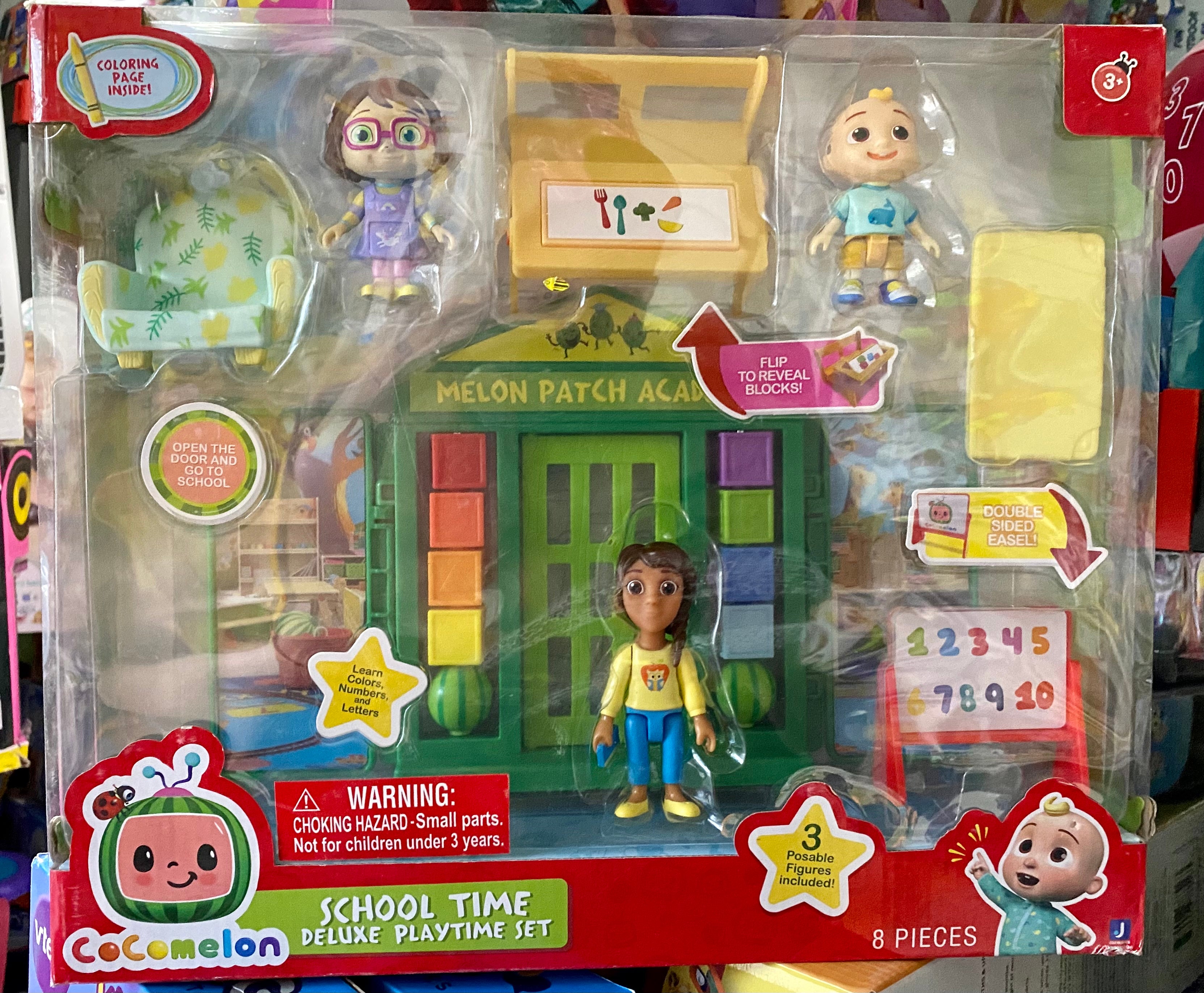 CoComelon School Time Deluxe Playtime Set - JJ, Bella, Ms