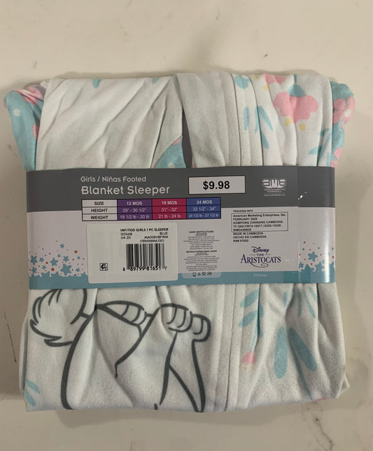 Disney Baby Aristocats Blanket Sleeper