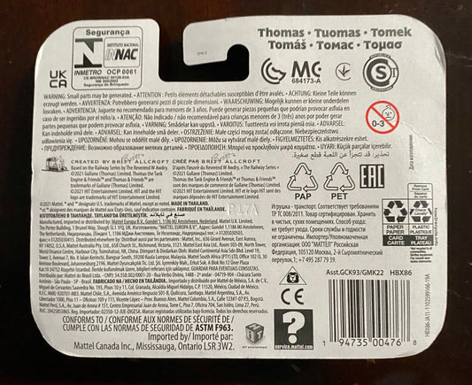 Thomas & Friends Neon Metal Thomas Engine 00476