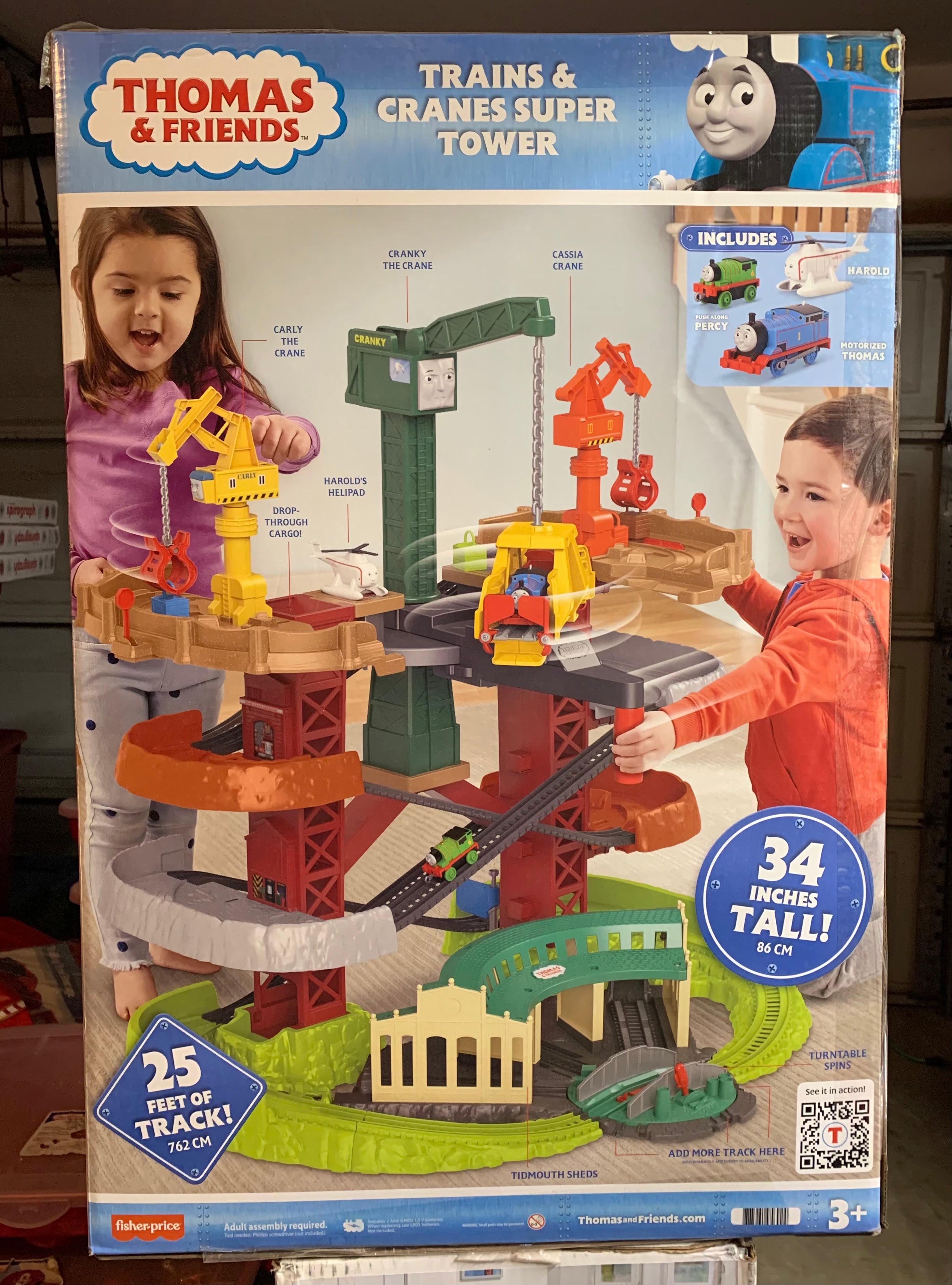 Thomas and Friends Trains and Cranes Super Tower online