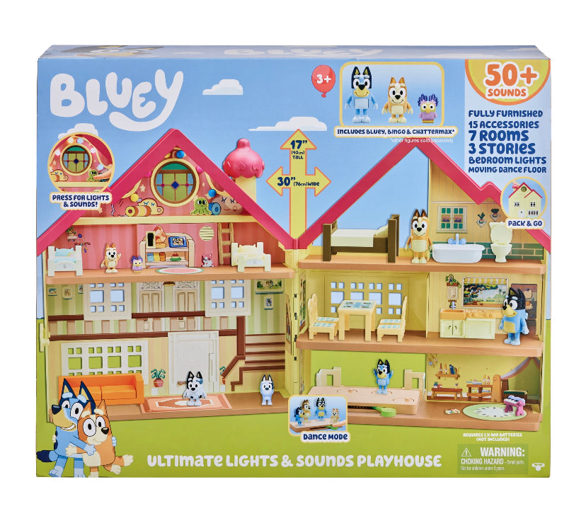 Bluey Ultimate Lights & Sounds Play House 17348