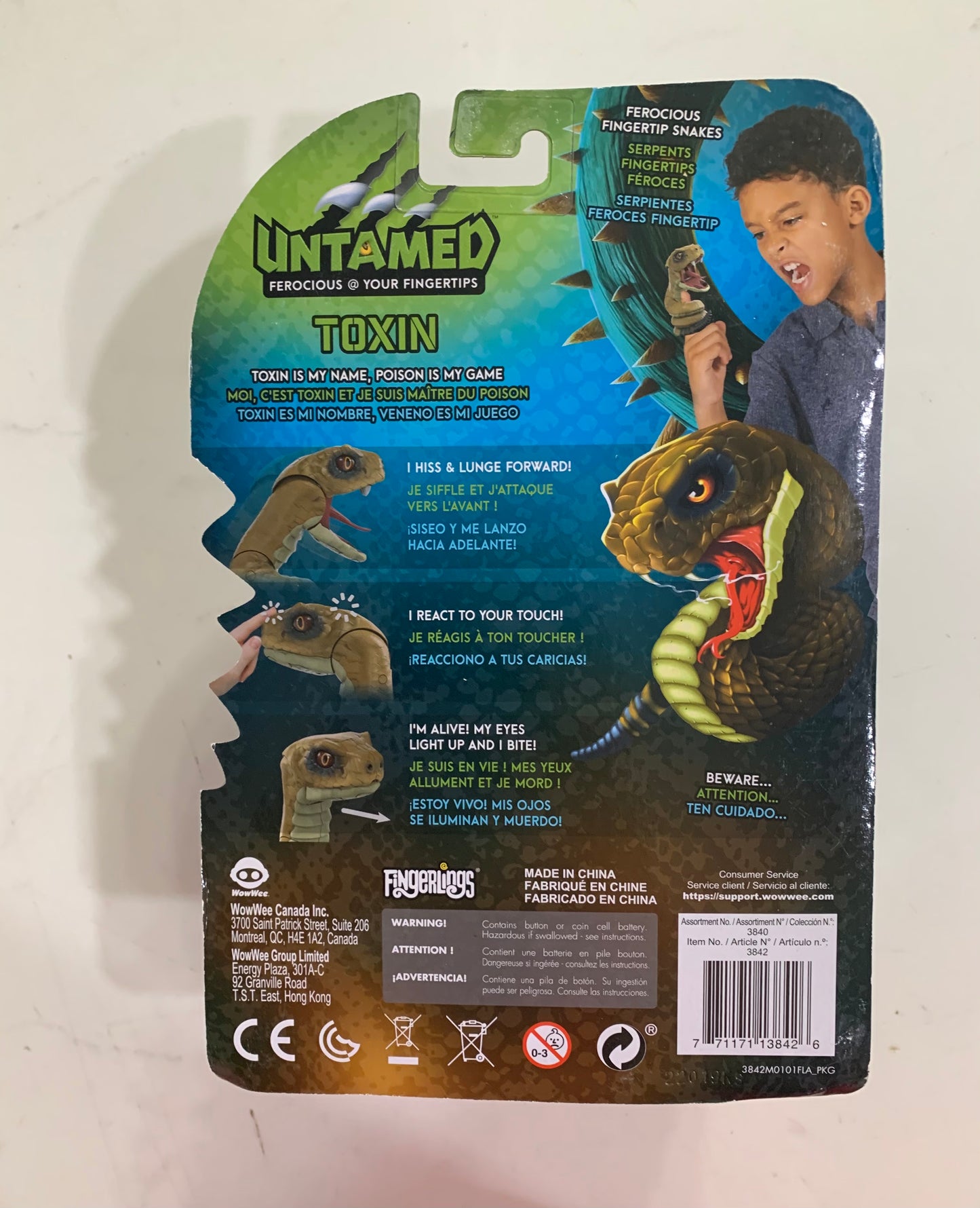 Fingerlings Untamed Snakes Toxin 13842
