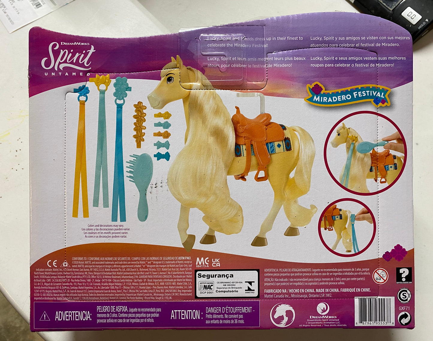 Spirit Untamed Miradero Festival Styling Chica Linda Horse Set 95553